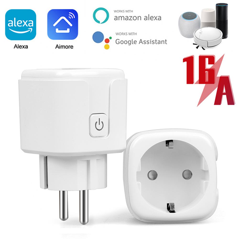 CoRui-16A EU Ʈ  WiFi +    Ÿ̹ ÷, Aimore Alexa    Alexa Google assistant ȣȯ